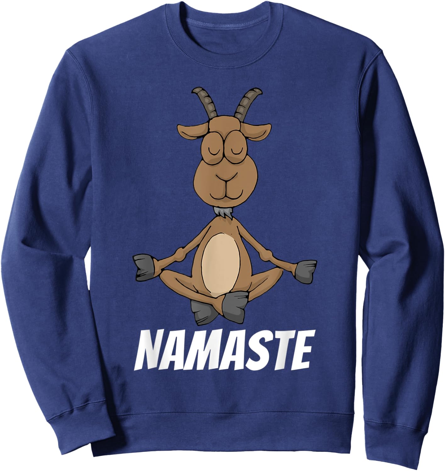 Goat Yoga Sweatshirt - Sweatshirt | Navy