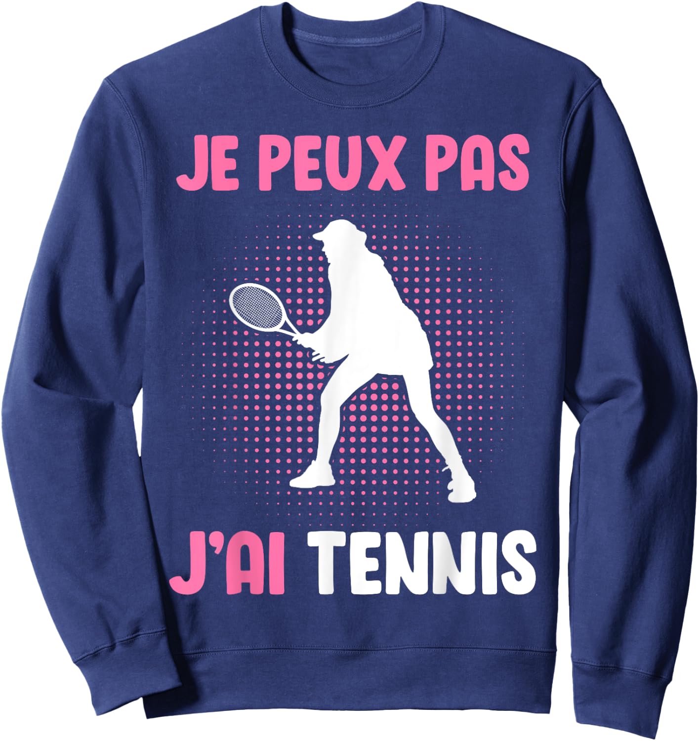 Je Peux Pas J'Ai Tennis Women's , Black, S Sweatshirt - Sweatshirt | Navy