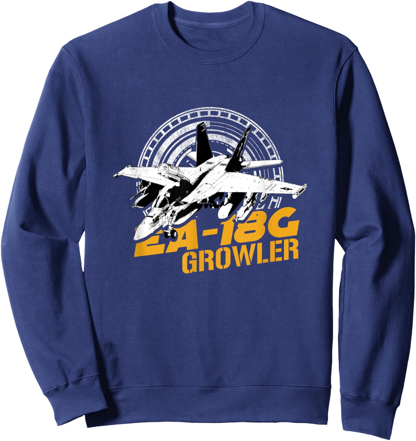 EA-18G Growler Shirt Vintage Machine Veteran Pilot Sweatshirt - Sweatshirt | Navy