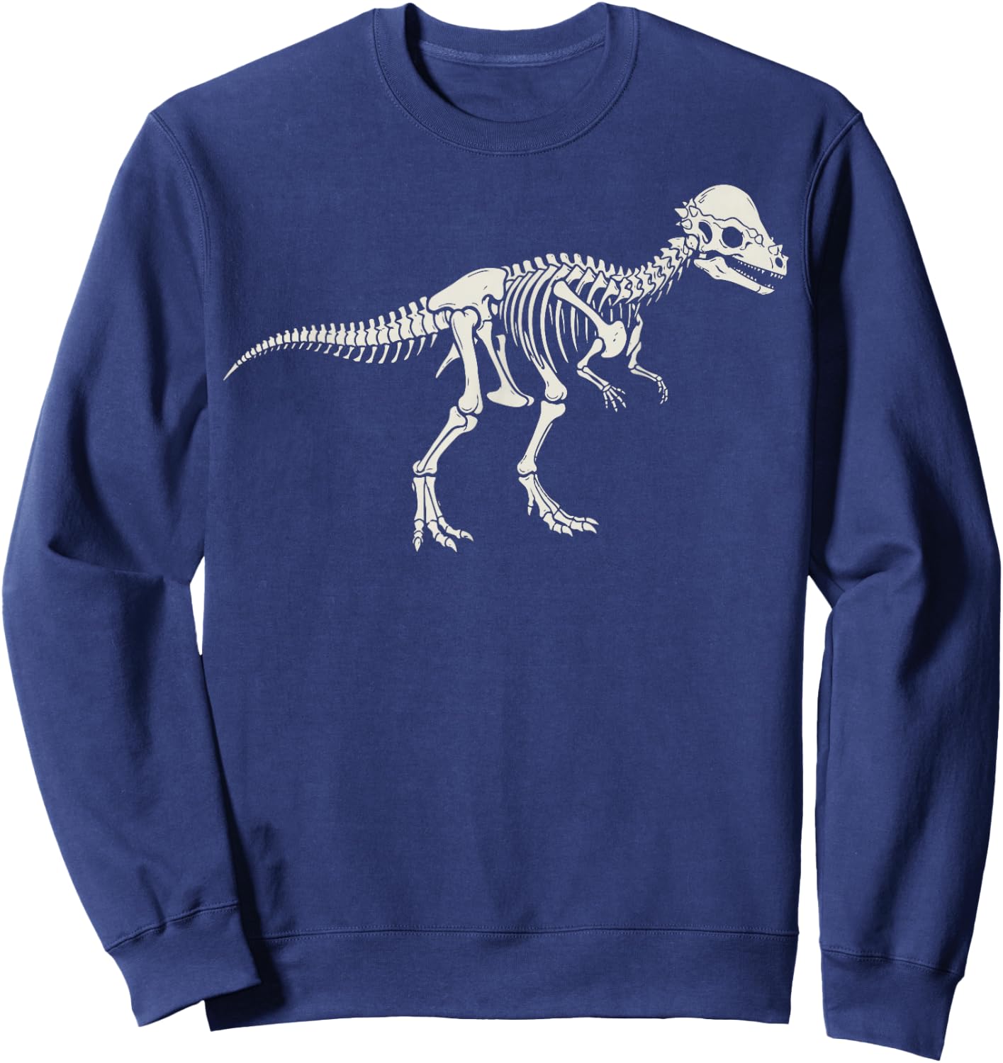 Pachycephalosaurus Skeleton Pachy Sweatshirt - Sweatshirt | Navy