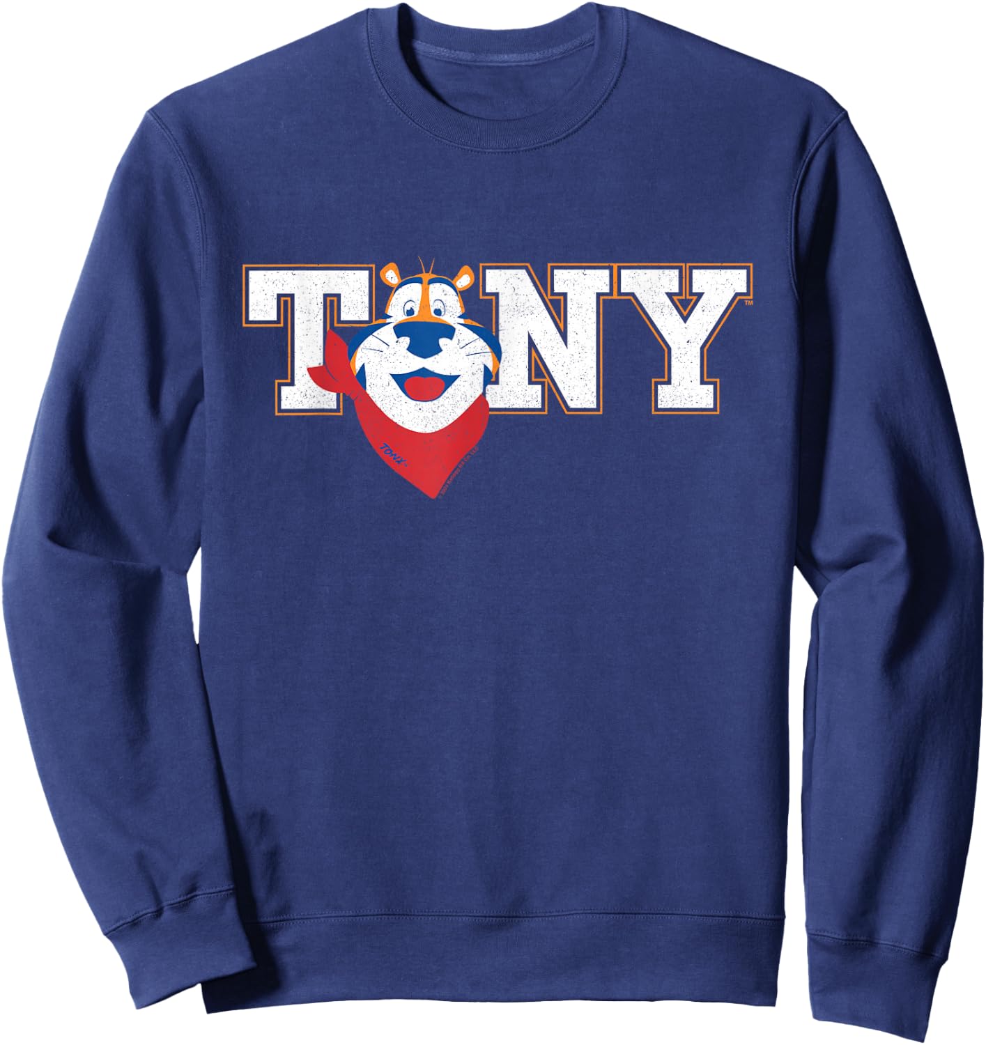 Kellogg's Frosties Tony Tiger Sports Black Adult S, Black, S Sweatshirt - Sweatshirt | Navy