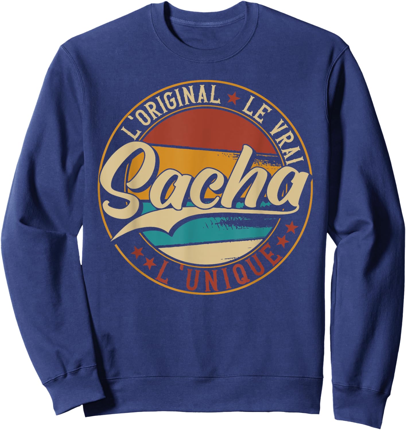 Sacha The Original The True The Unique Men & Boys , Black, S Sweatshirt - Sweatshirt | Navy