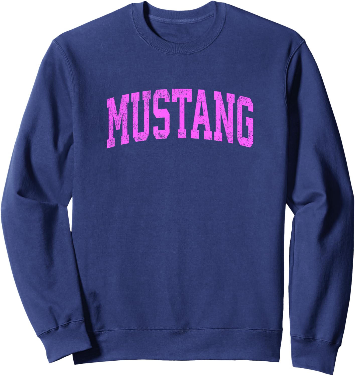 Mustang Oklahoma OK Sportliches Vintage-Design, rosa Sweatshirt - Sweatshirt | Navy