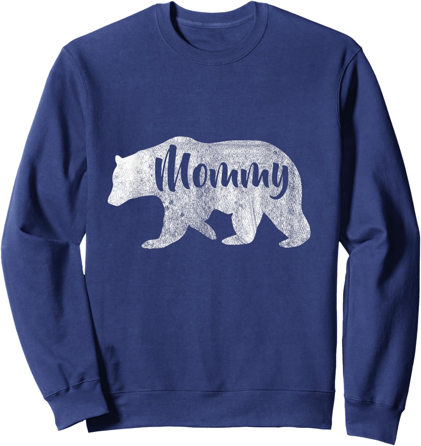 Woman's Mommy Bear Awesome Camping Sweatshirt - Sweatshirt | Navy