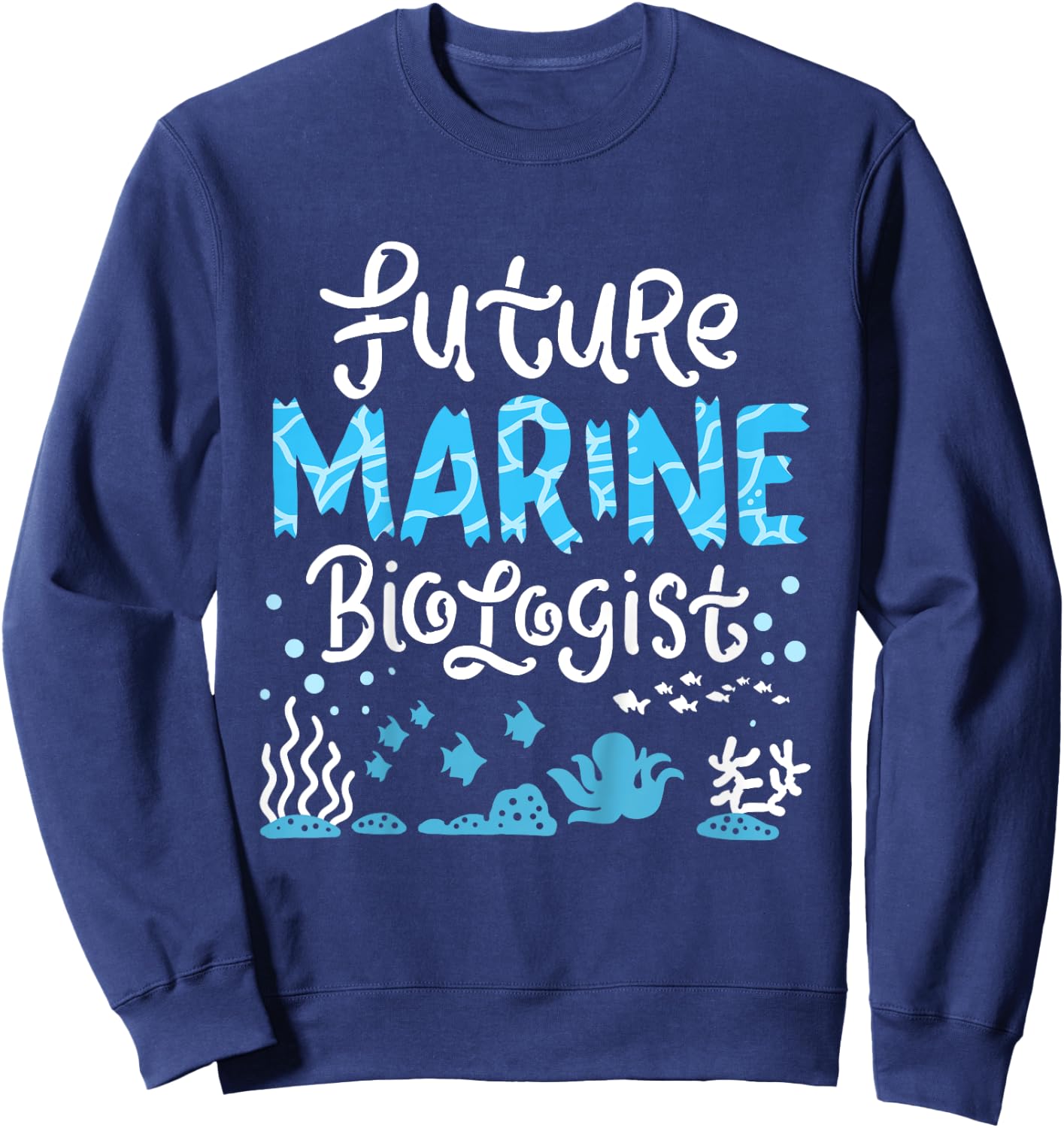 Kids Future Marine Biologist Sweatshirt - Sweatshirt | Navy