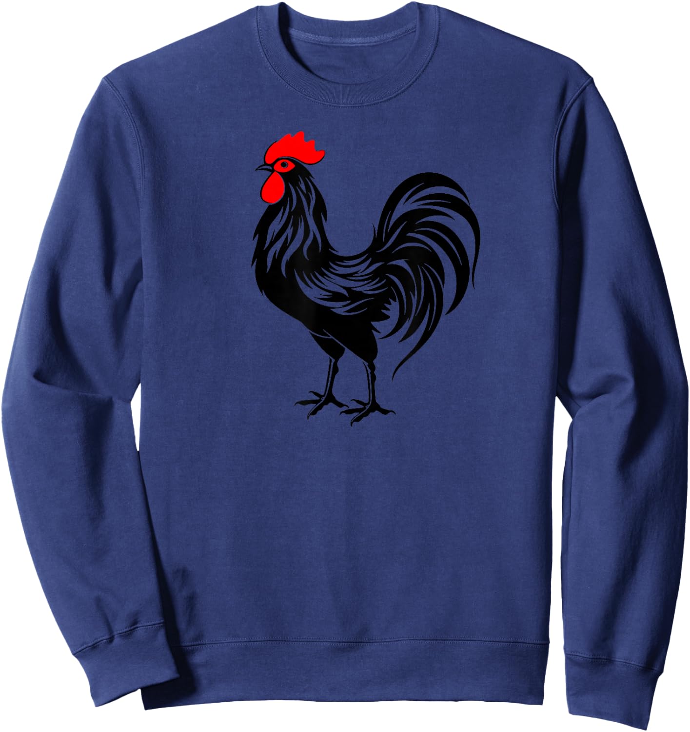 Rooster Country Decor Chicken Gallo Gifts Rooster Sweatshirt - Sweatshirt | Navy