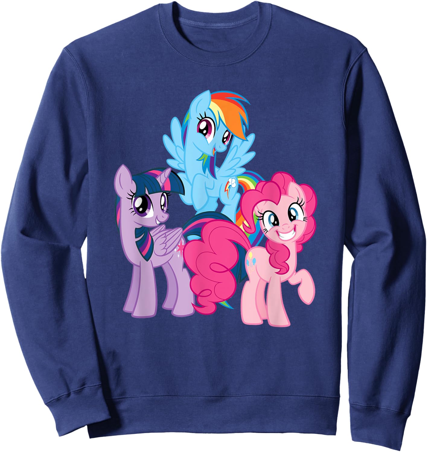 My Little Pony Friendship Is Magic Trio Sweatshirt - Sweatshirt | Navy