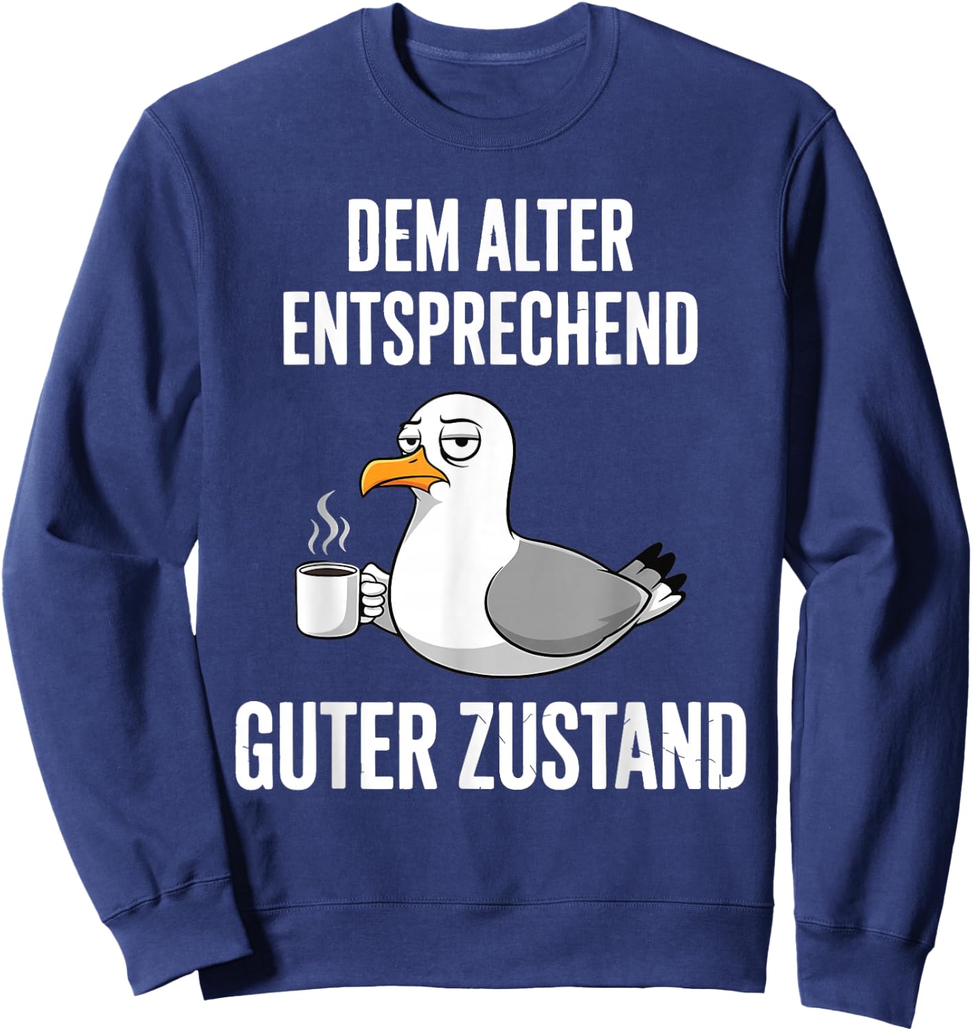 Dem Alter Entsprechend Guter Zustand Möwe Sweatshirt - Sweatshirt | Navy