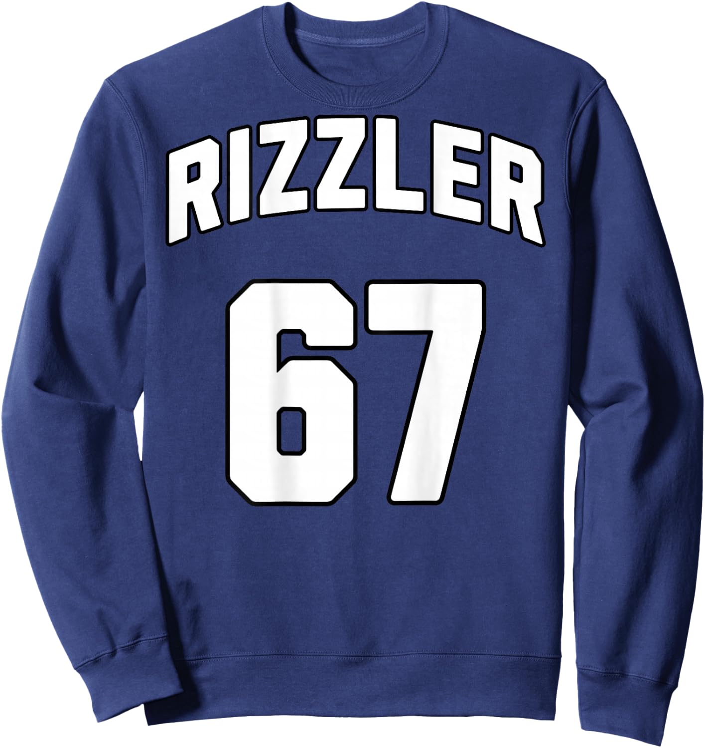 Jersey RIZZLER 67 at the back Sweatshirt - Sweatshirt | Navy