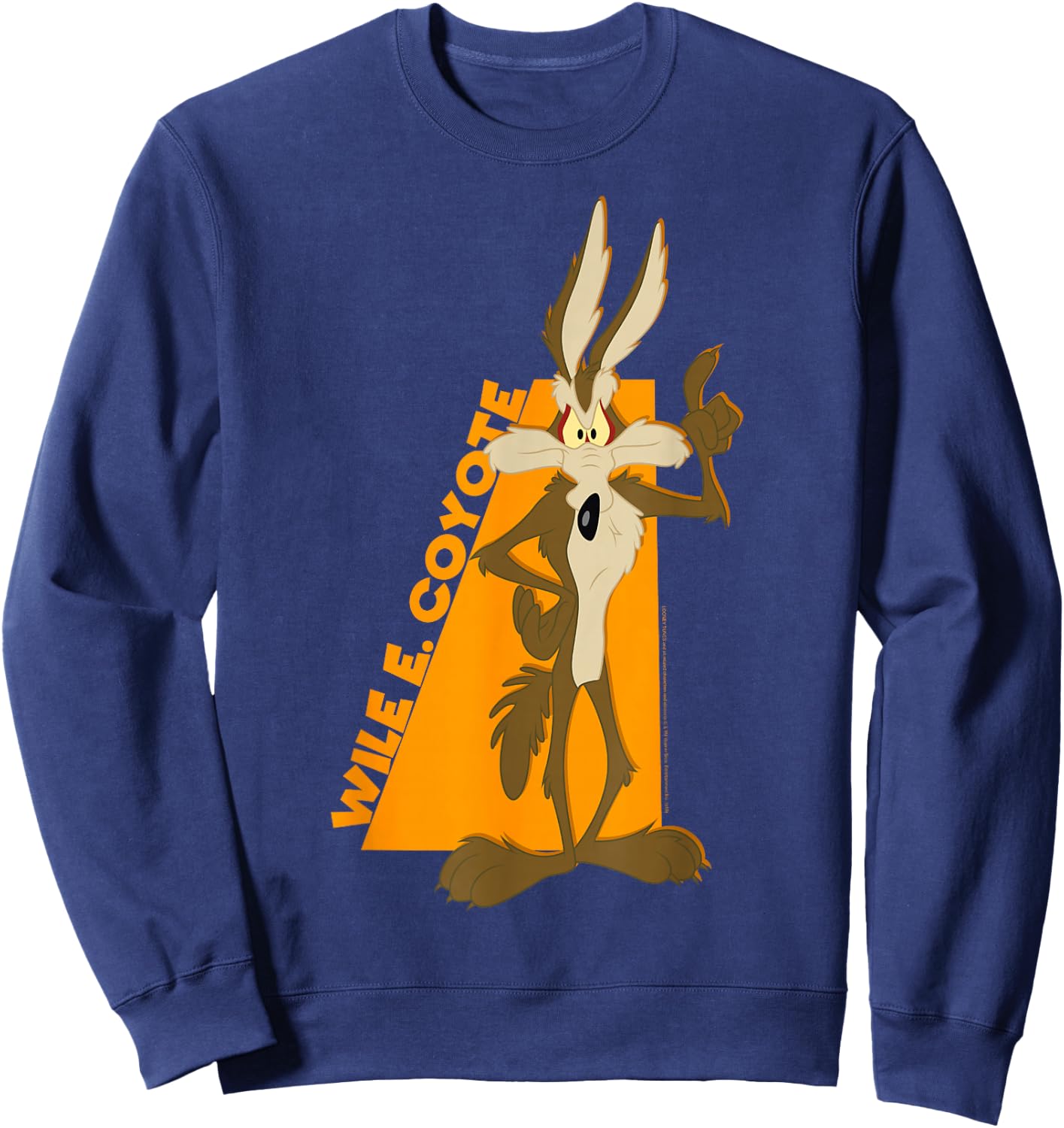 Looney Tunes Wile E. Coyote Simple Portrait Sweatshirt - Sweatshirt | Navy