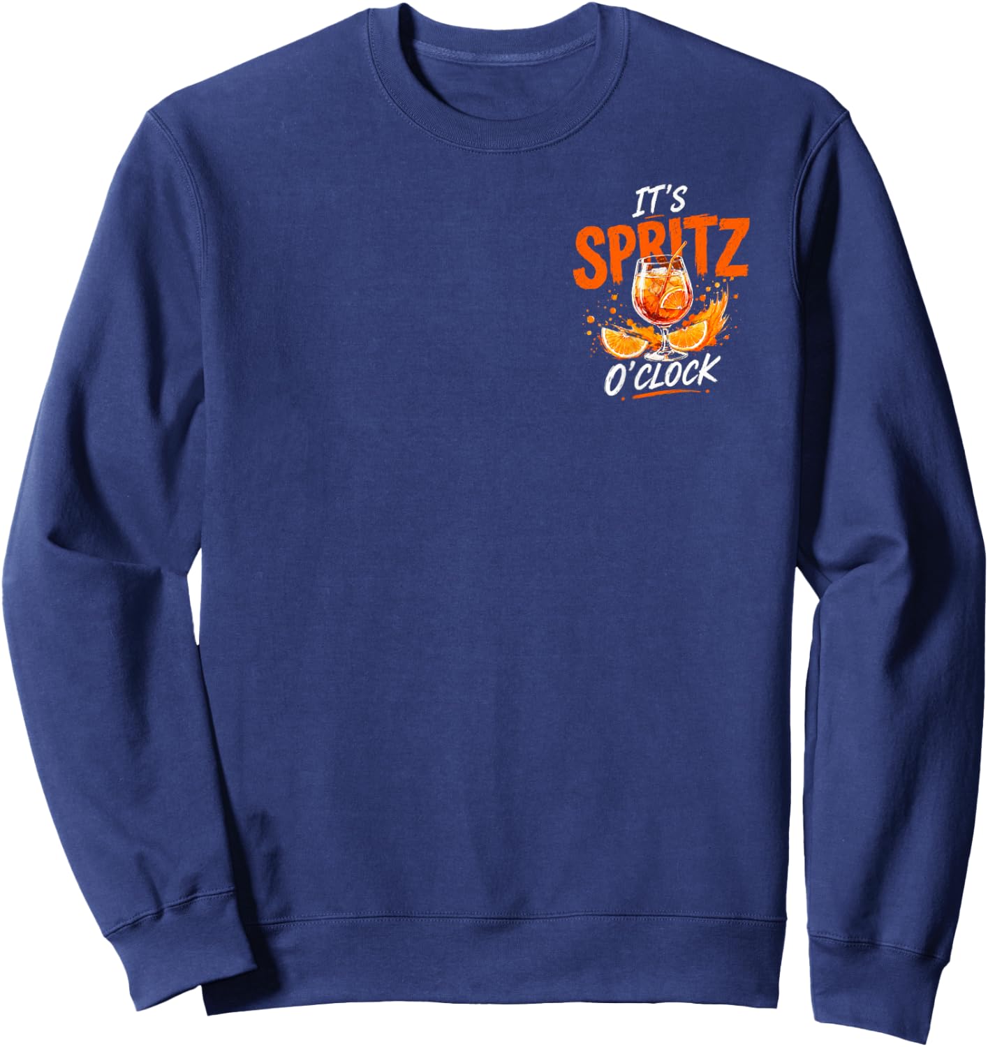 It's Spritz O'Clock Sweatshirt - Sweatshirt | Navy