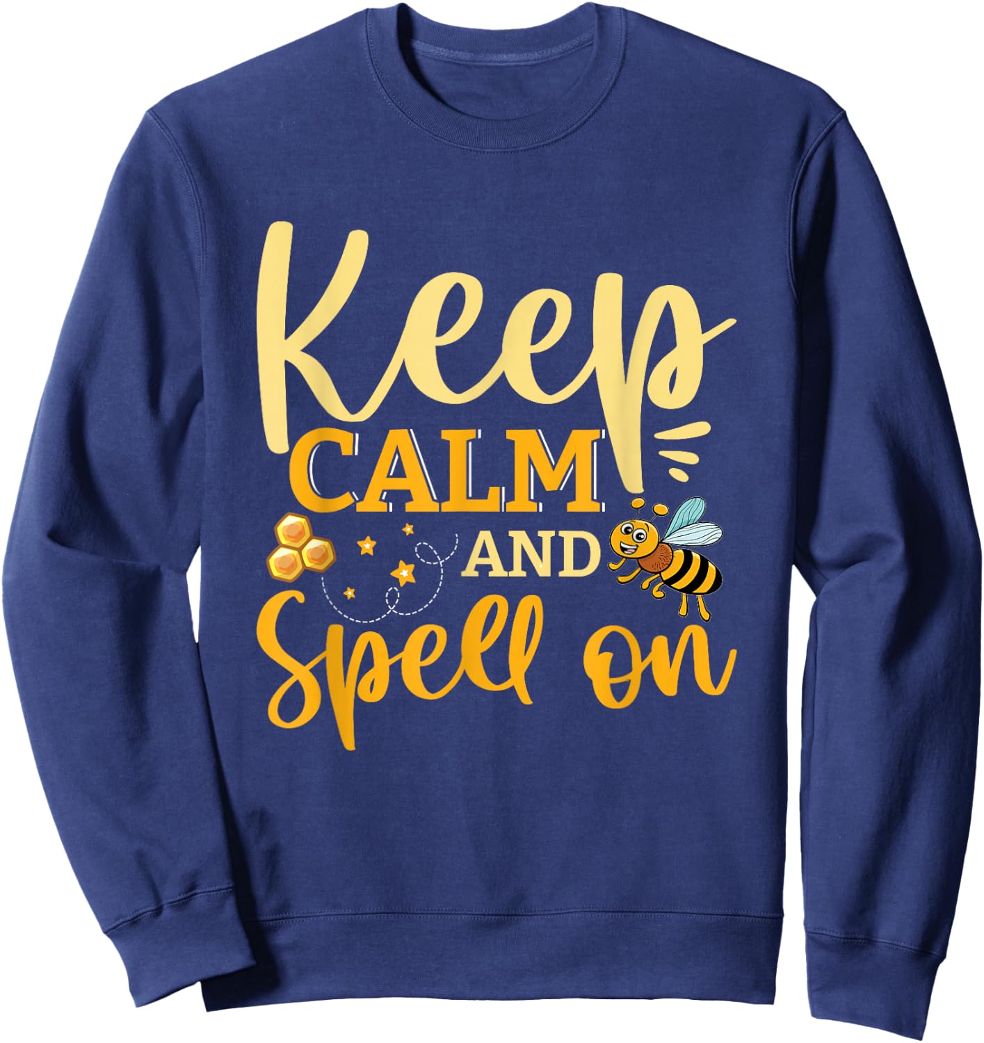 Spelling Champ School Competition Word Speller Spelling Bee Sweatshirt - Sweatshirt | Navy