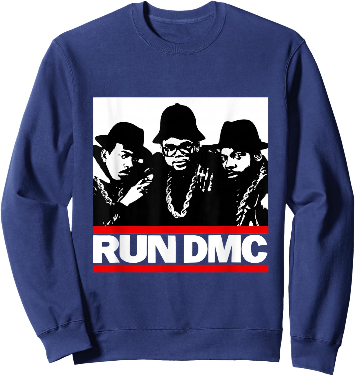RUN DMC Trio Silhouette Sweatshirt - Sweatshirt | Navy