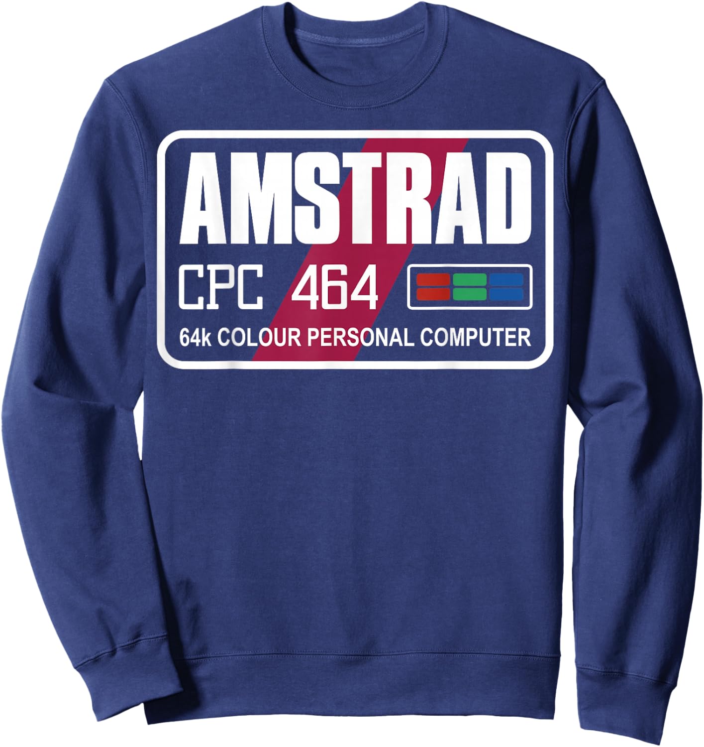 AMSTRAD - CPC 464 , Blue, S Sweatshirt - Sweatshirt | Navy