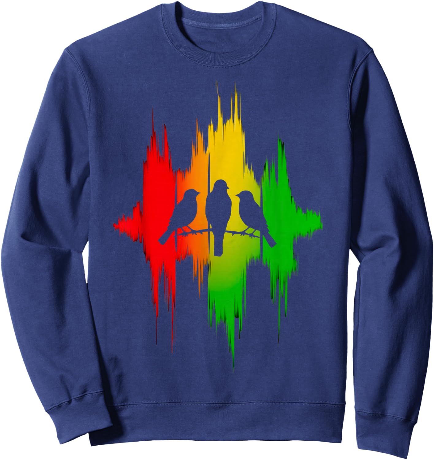 Rasta Reggae Music Vibes Good Rastafari Pride Jamaika Jah Sweatshirt - Sweatshirt | Navy