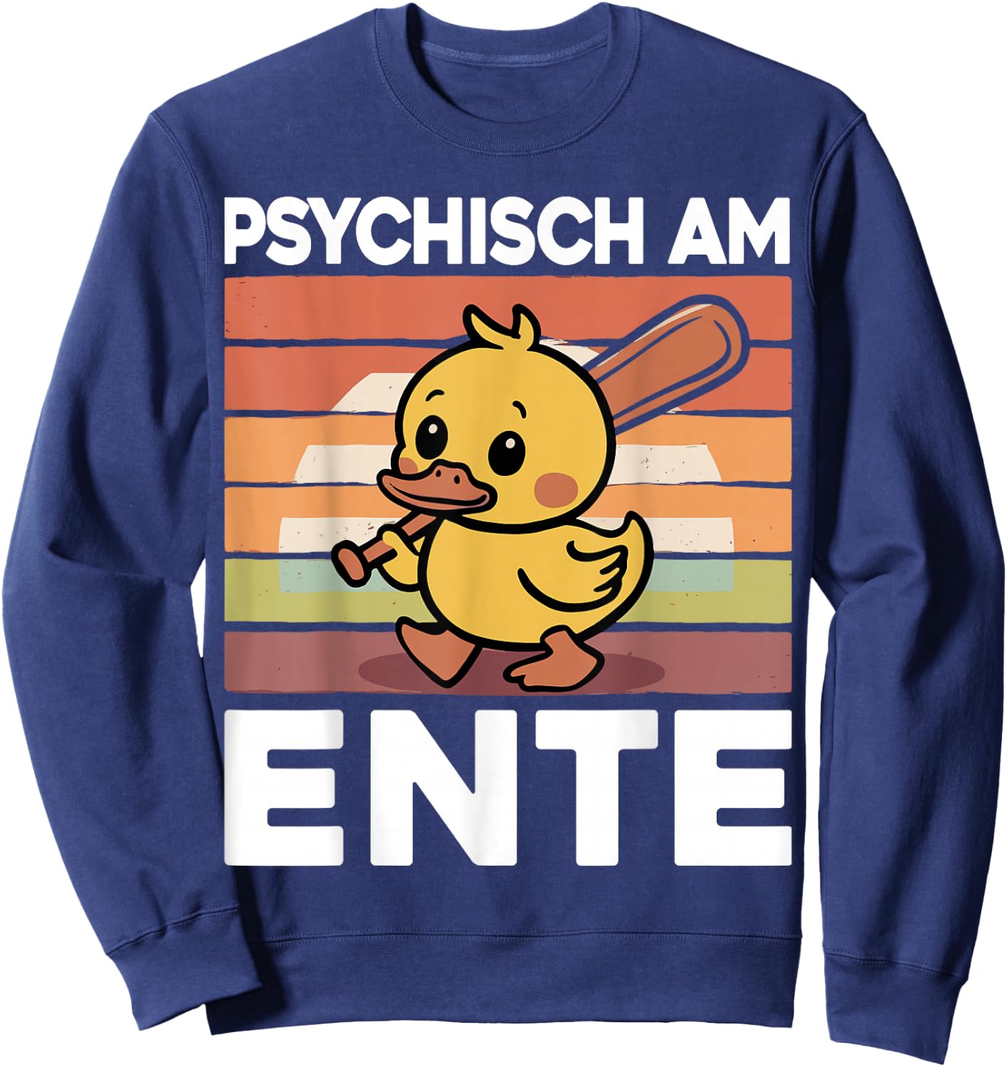 Psychisch Am Ente Funny Sweatshirt - Sweatshirt | Navy