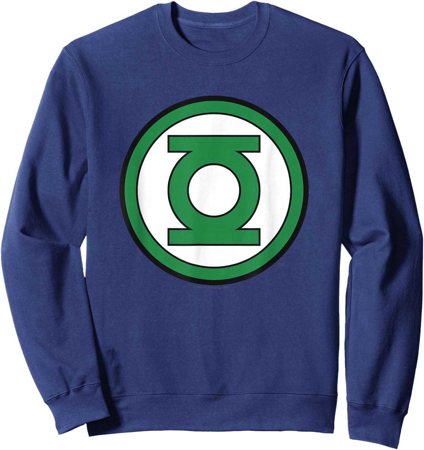 DC Comics Green Lantern Classic Logo Small Sweatshirt - Sweatshirt | Navy