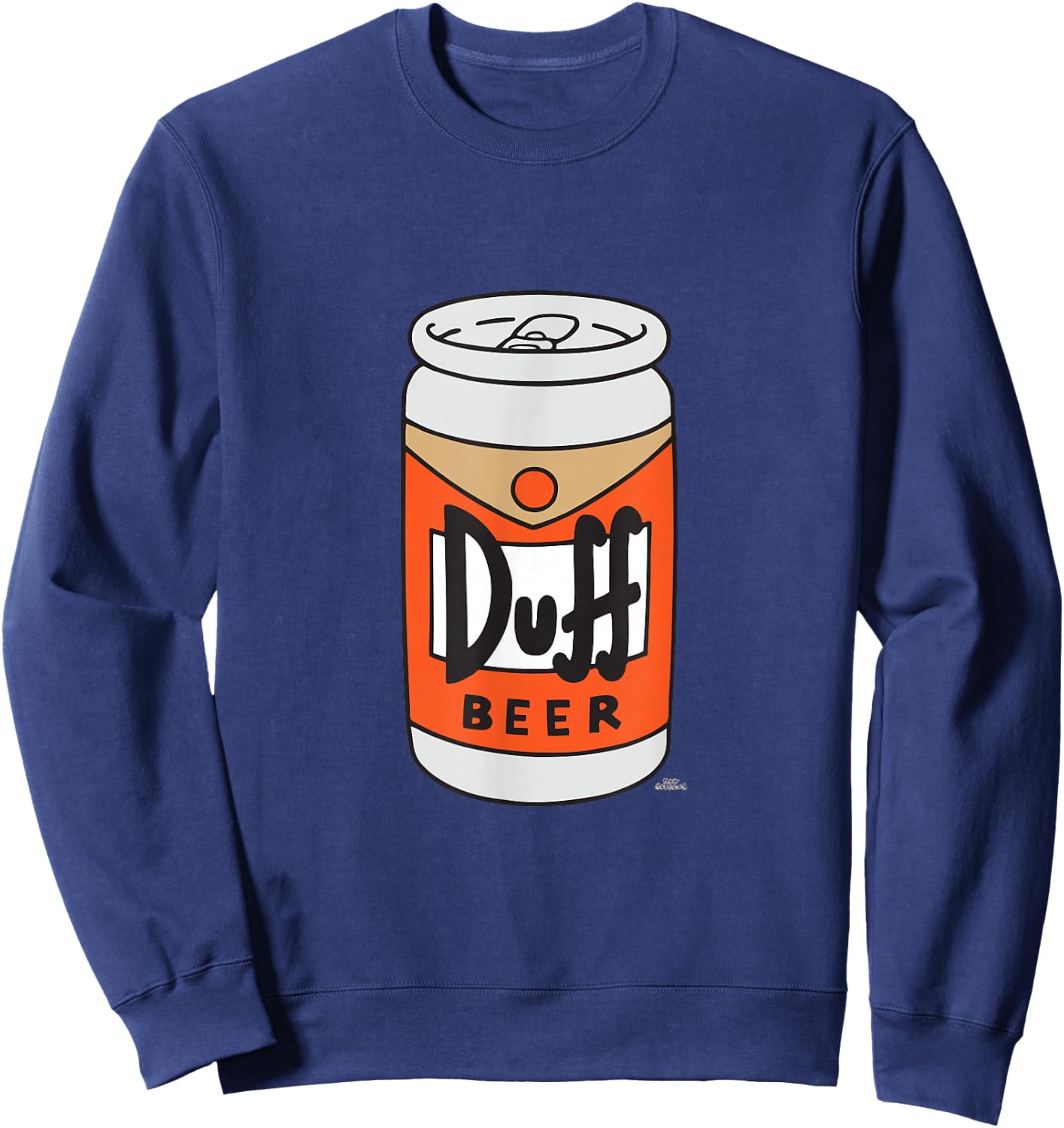 The Simpsons Duff Beer Sweatshirt - Sweatshirt | Navy