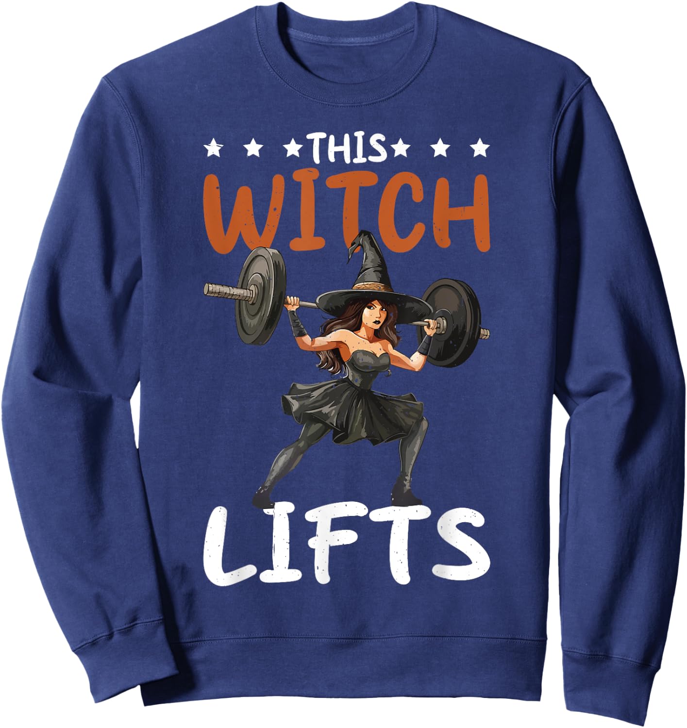 This Witch Lifts Sweatshirt - Sweatshirt | Navy