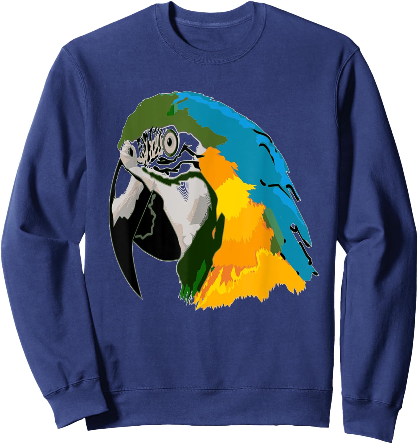 Bird Lovers Parrot Head Clothes Sweatshirt - Sweatshirt | Navy