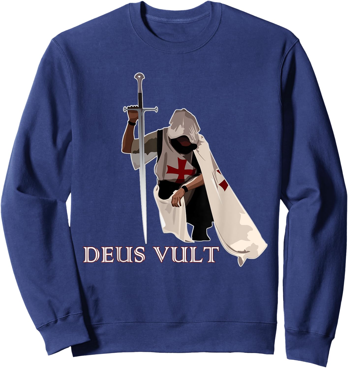 Knight Templar Crusader Sweatshirt - Sweatshirt | Navy