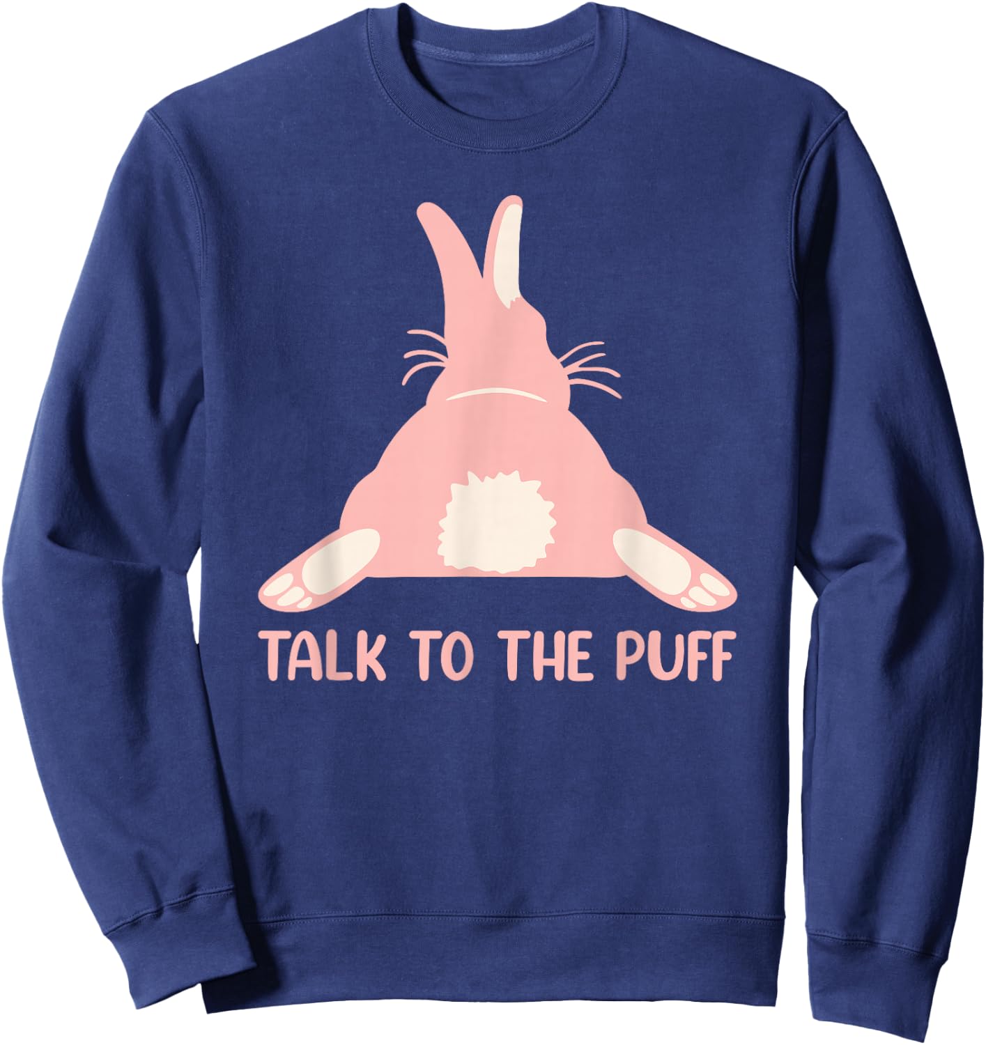 Talk To The Puff Rabbit Sweatshirt - Sweatshirt | Navy