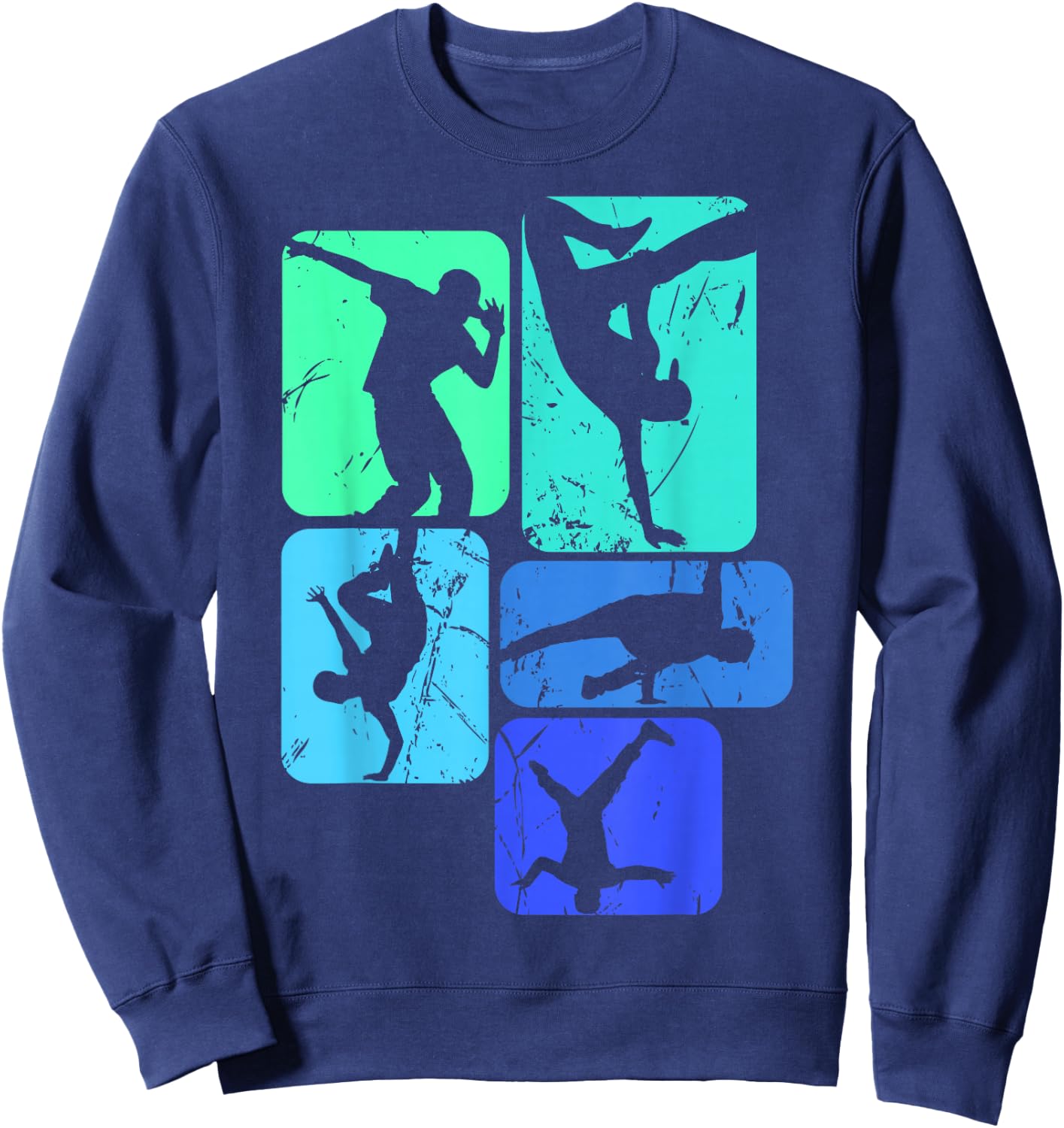 Breakdance Breakdancer Breakdancing Children's Boys Men's Sweatshirt - Sweatshirt | Navy