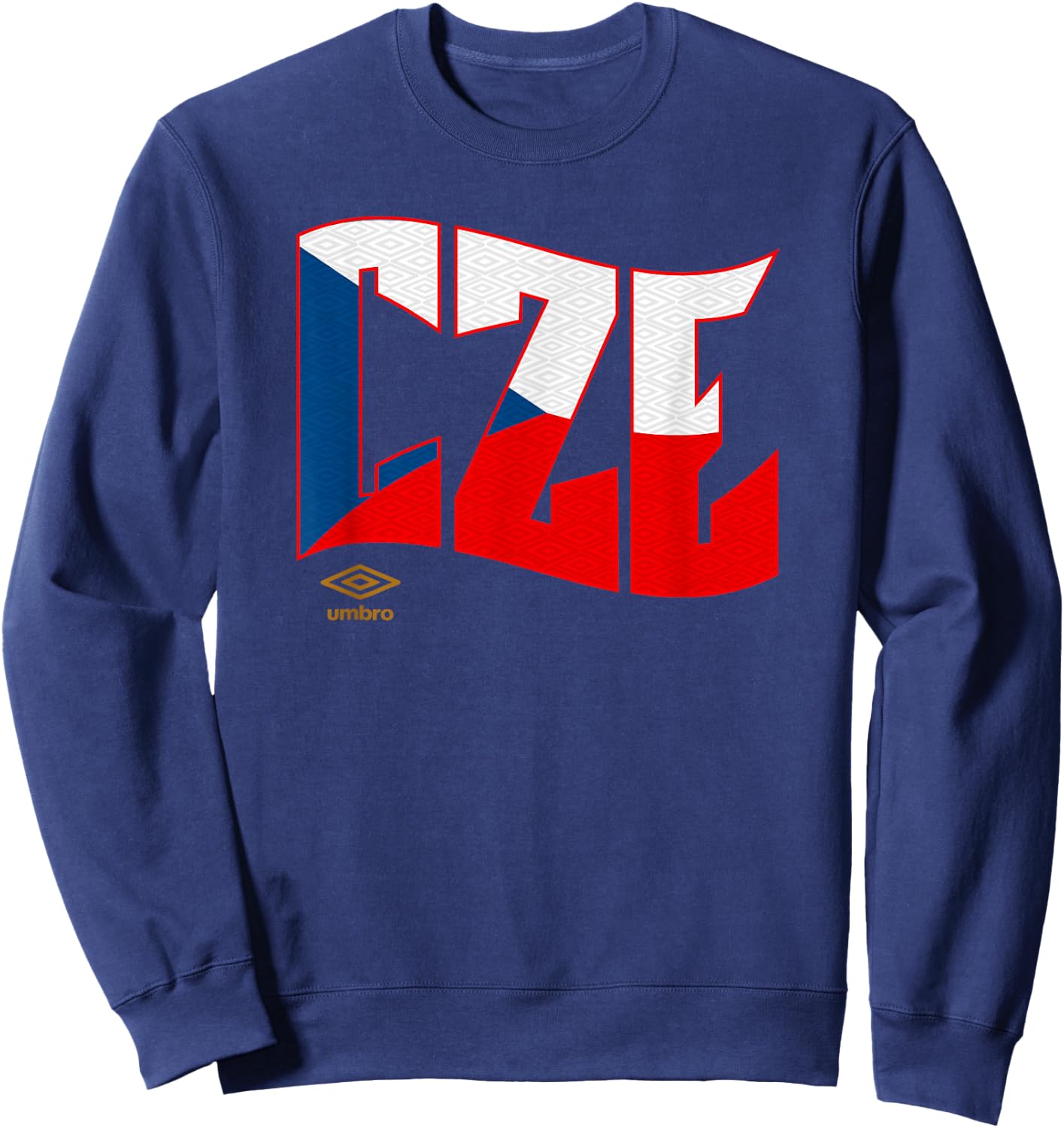 Umbro International Soccer Wavy Czech Republic Logo Sweatshirt - Sweatshirt | Navy