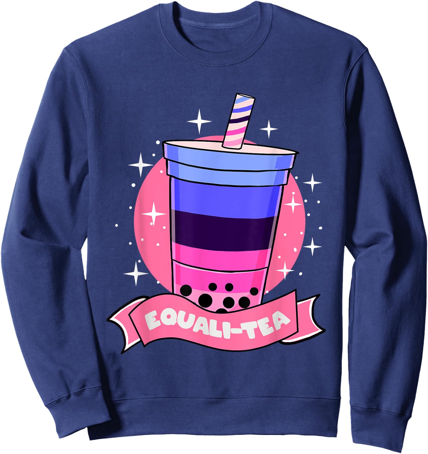 Omnisexual Equalitea Omnisexual Pride Sweatshirt - Sweatshirt | Navy