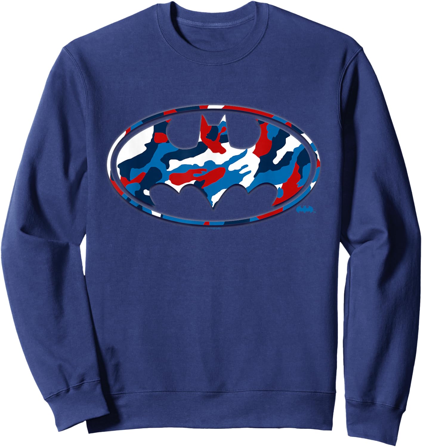 Batman 4th of July Camo Logo Sweatshirt - Sweatshirt | Navy