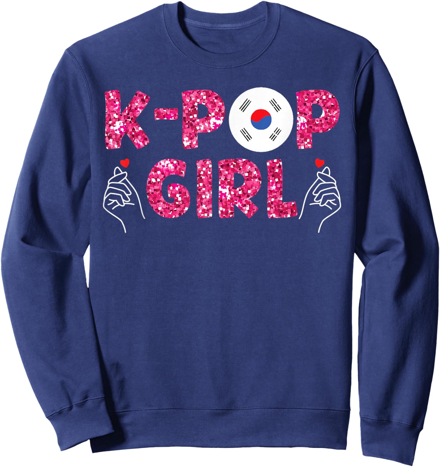 K-Pop Is My Seoul Kpop Sweatshirt - Sweatshirt | Navy