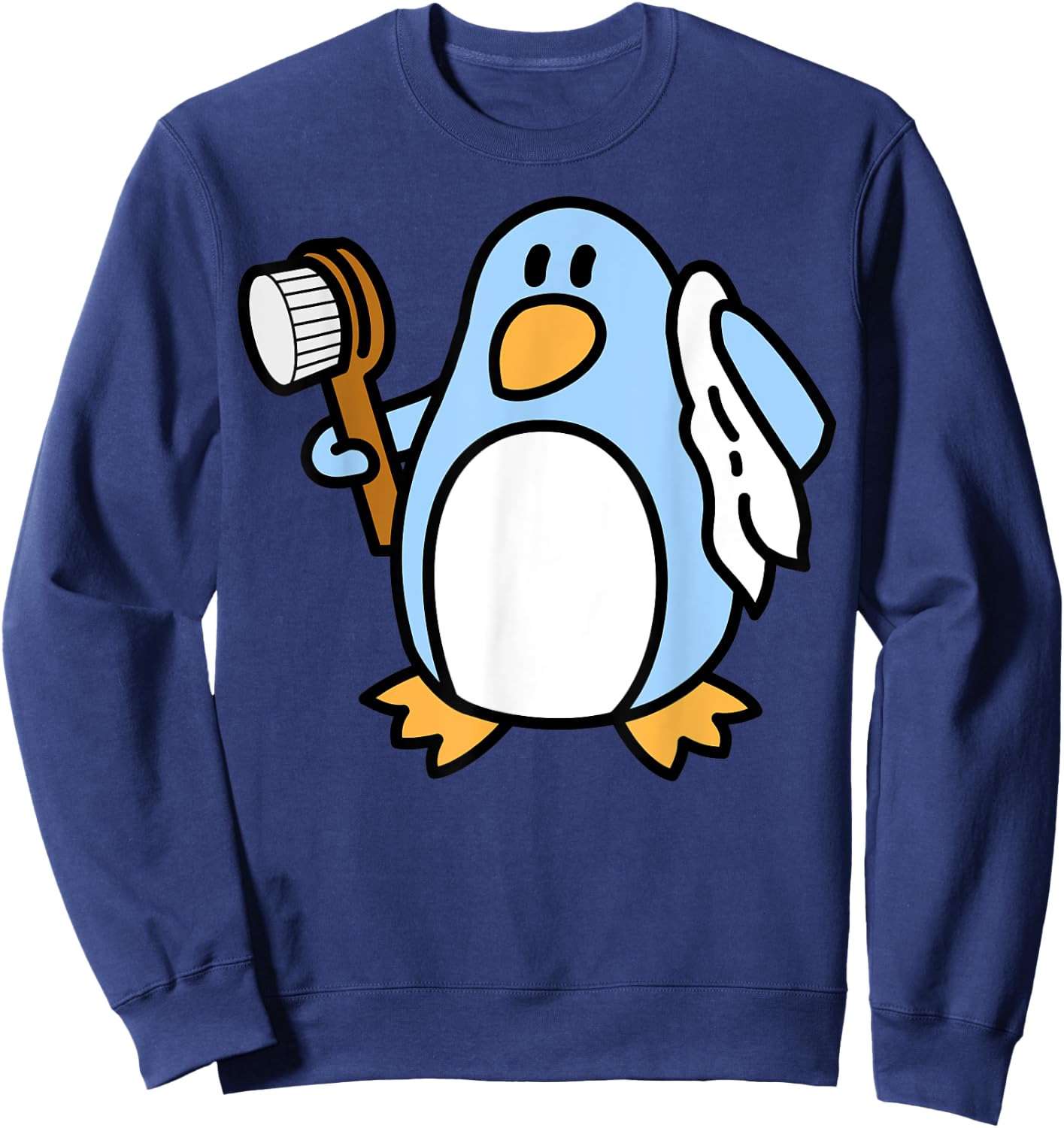 Freedo Penguin LINUX-LIBRE Linux OS Computer Science Geek Sweatshirt - Sweatshirt | Navy