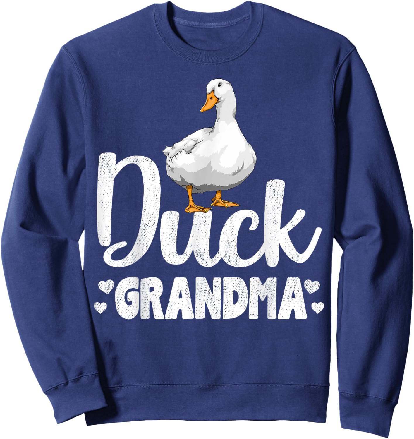 Duck Grandma Funny Water Ducklings Sweatshirt - Sweatshirt | Navy