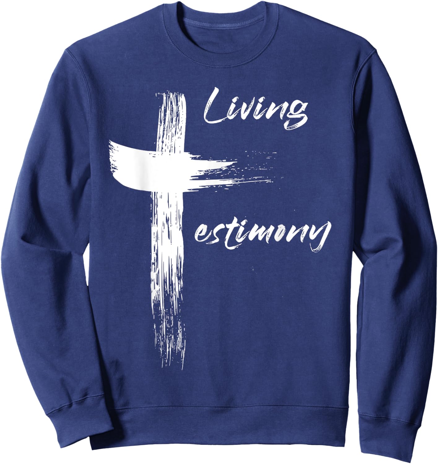 Living Testimony Sweatshirt - Sweatshirt | Navy