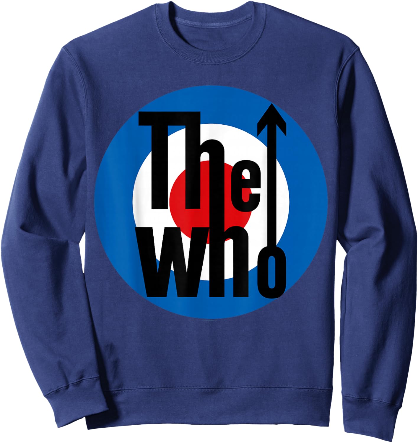The Who Official Classic Target Logo , black Sweatshirt - Sweatshirt | Navy