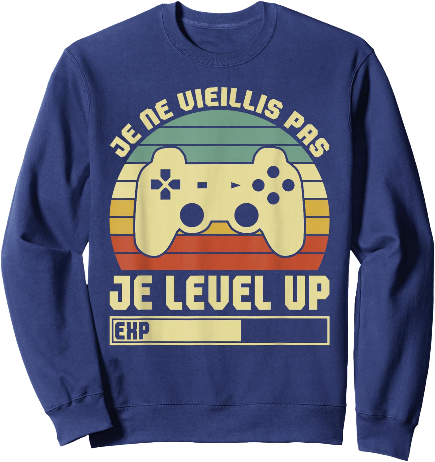 Men Video Games Gamer I'm Not Aged I Level Up , Black, S Sweatshirt - Sweatshirt | Navy