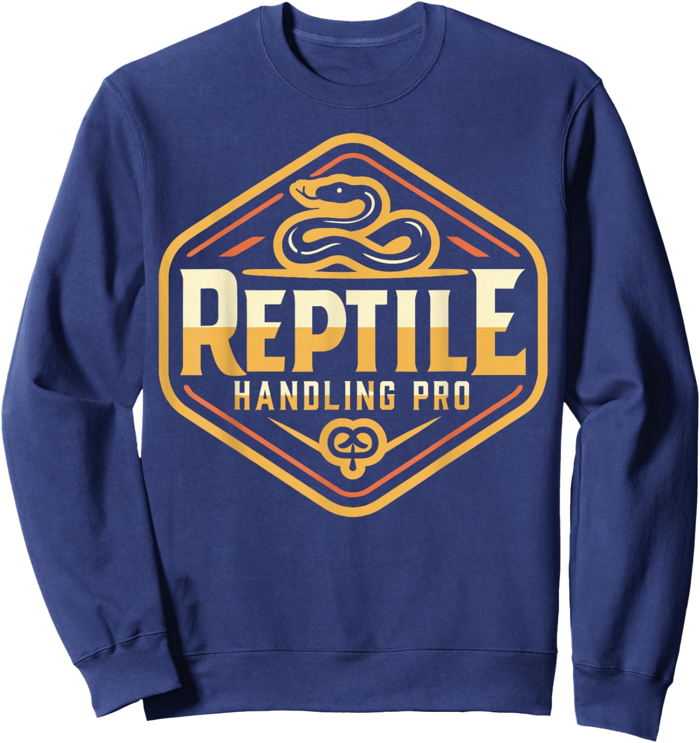 Reptile Handling Pro - Snake Handler - Reptile Sweatshirt - Sweatshirt | Navy