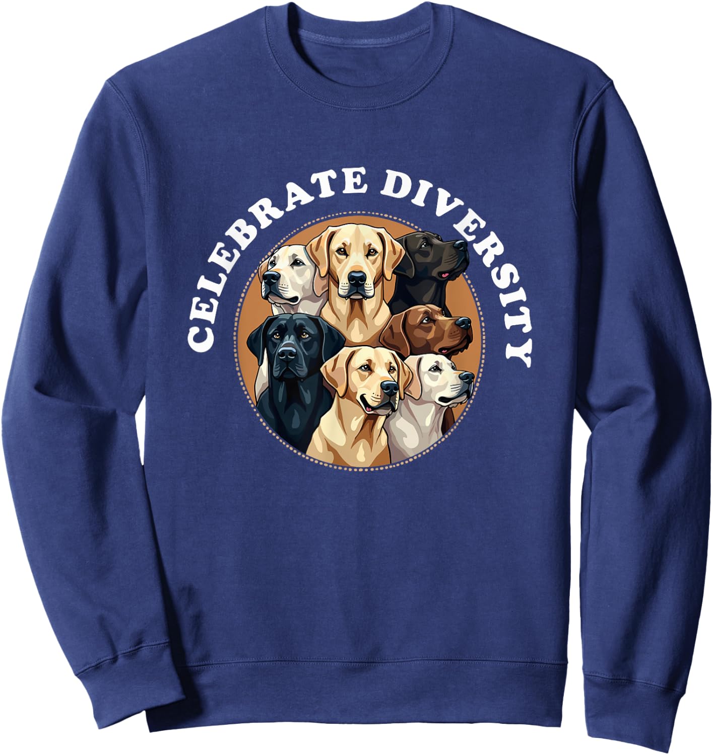 NCM Labrador Retriever Dog -Kids Funny Lab Dog Sweatshirt - Sweatshirt | Navy
