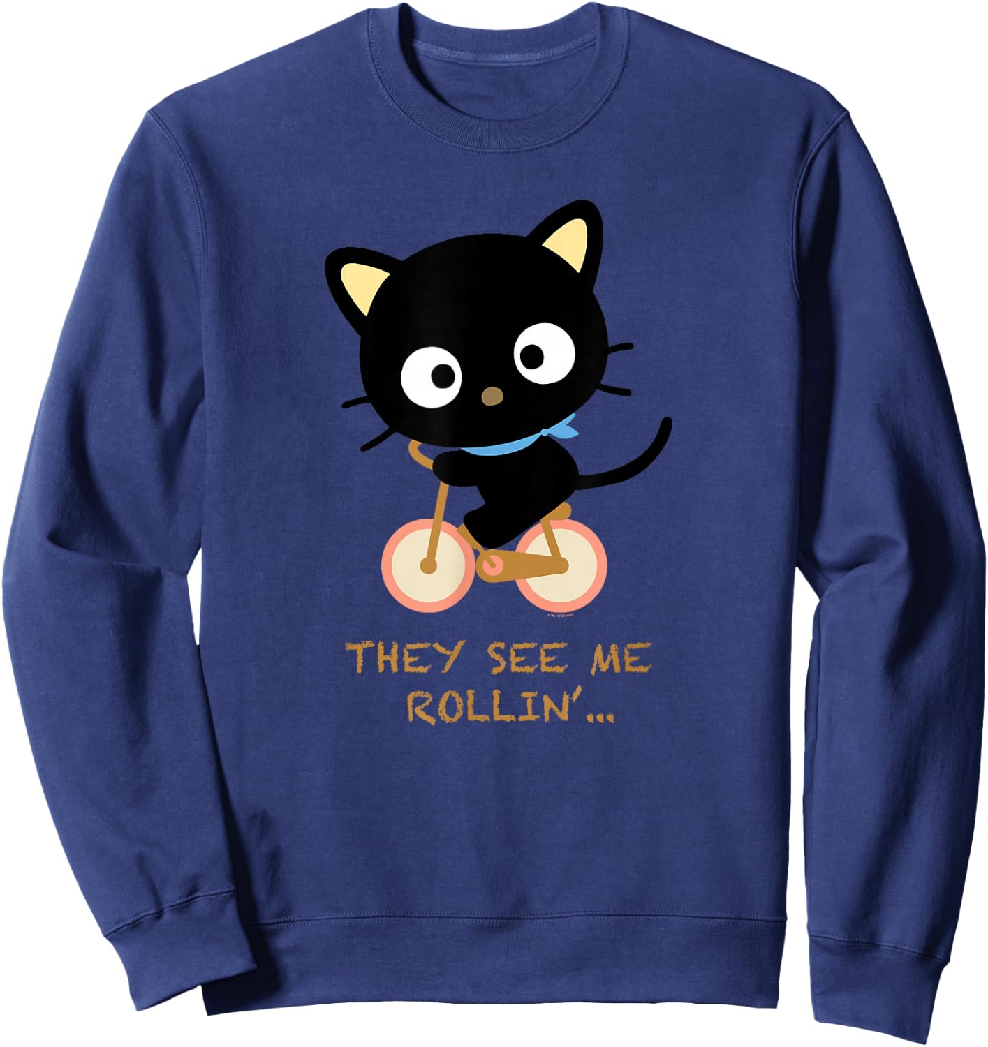 Chococat "See Me Rollin" Sweatshirt - Sweatshirt | Navy