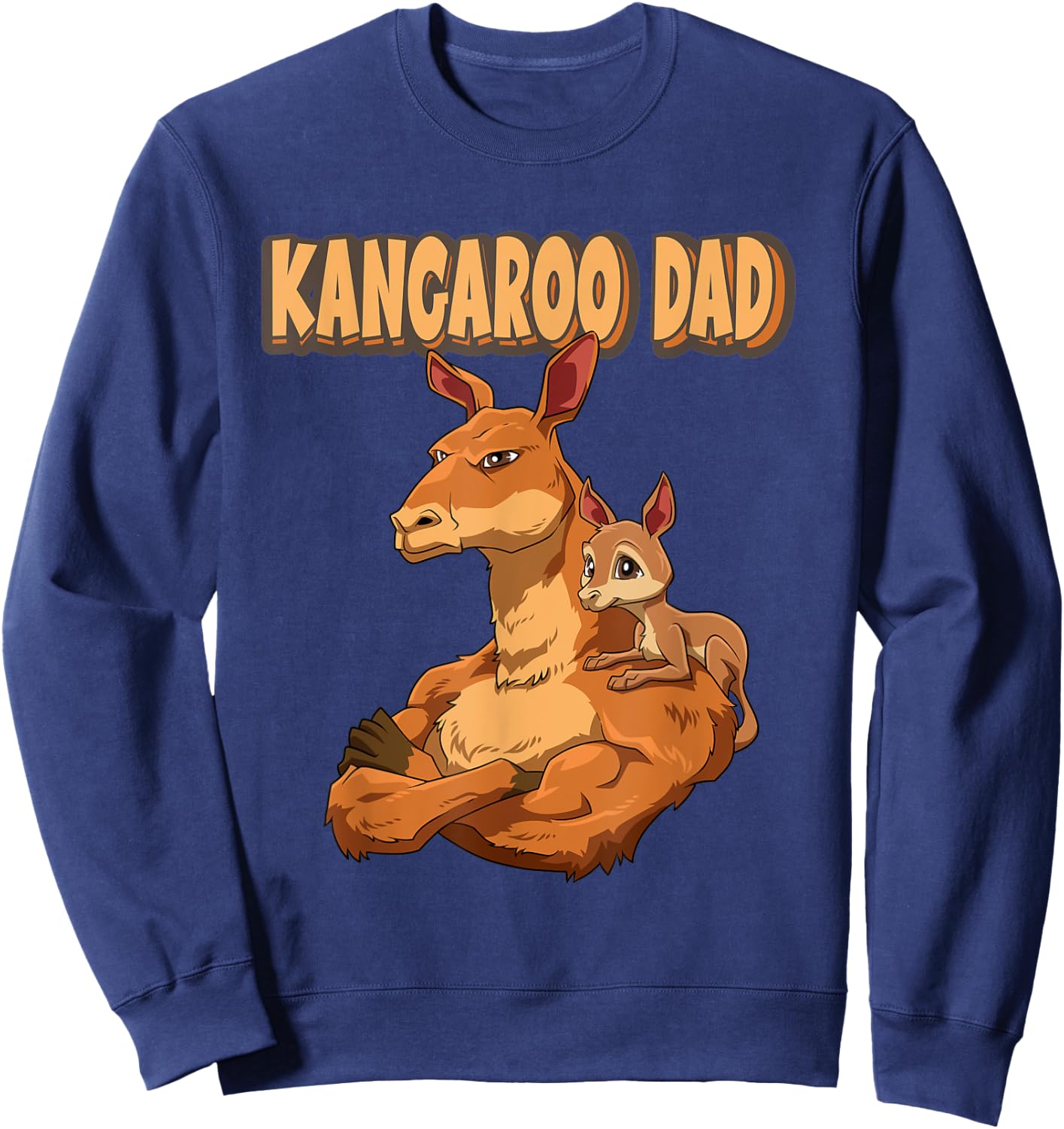 Kangaroo Dad for Daddy Sweatshirt - Sweatshirt | Navy