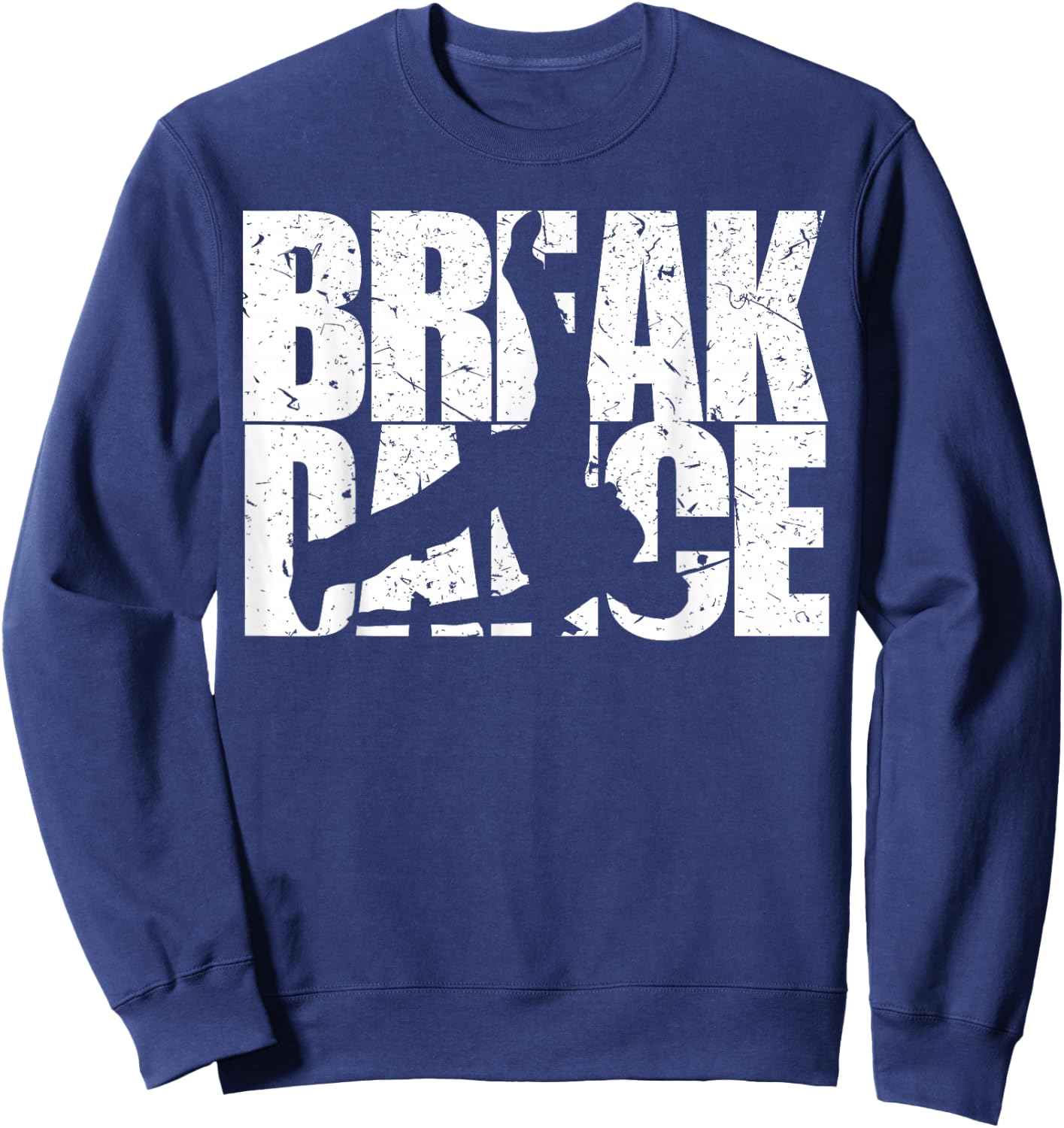 Break Dance Retro Windmill Hip Hop Gift Kids , Black, S Sweatshirt - Sweatshirt | Navy