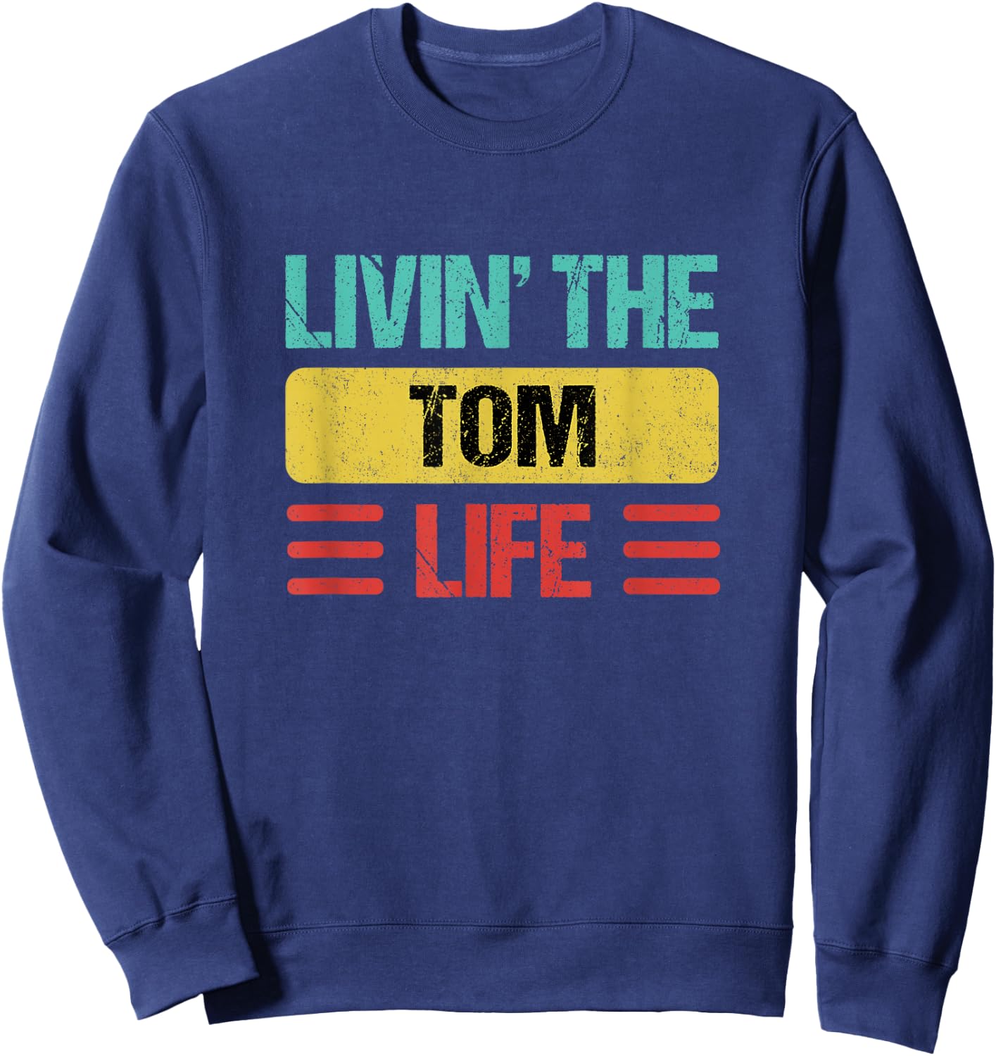 Tom Name Sweatshirt - Sweatshirt | Navy