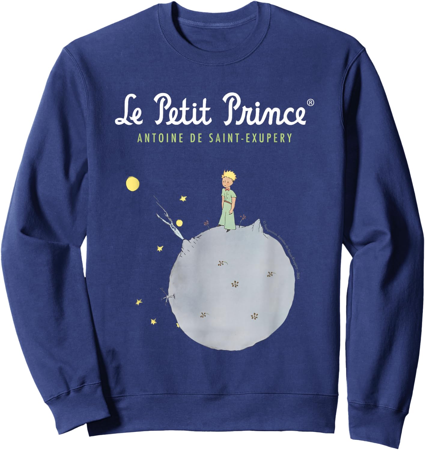 Le Petit Prince Antoine De Saint-Exupery Classic Sweatshirt - Sweatshirt | Navy