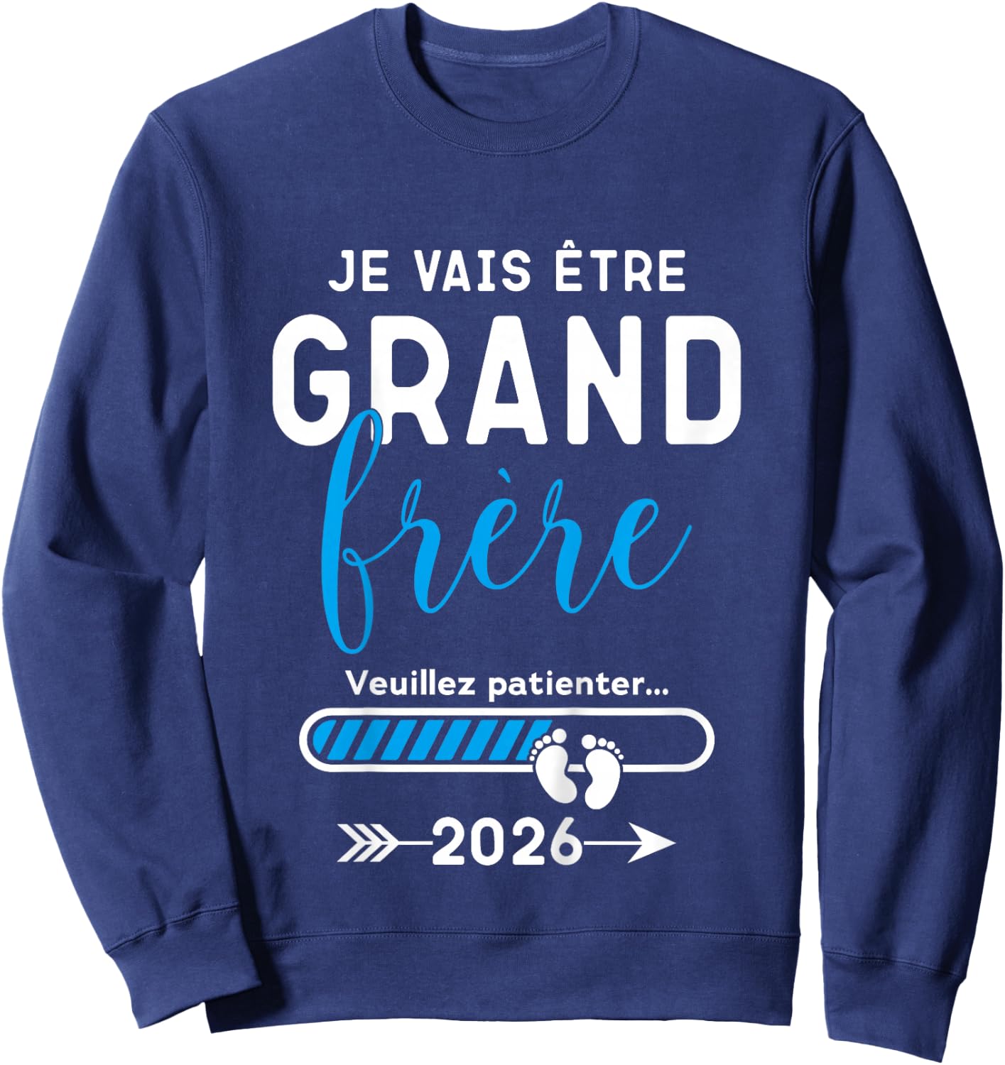 Child Future Big Brother 2026, I Will Be Big Brother Sweatshirt - Sweatshirt | Navy