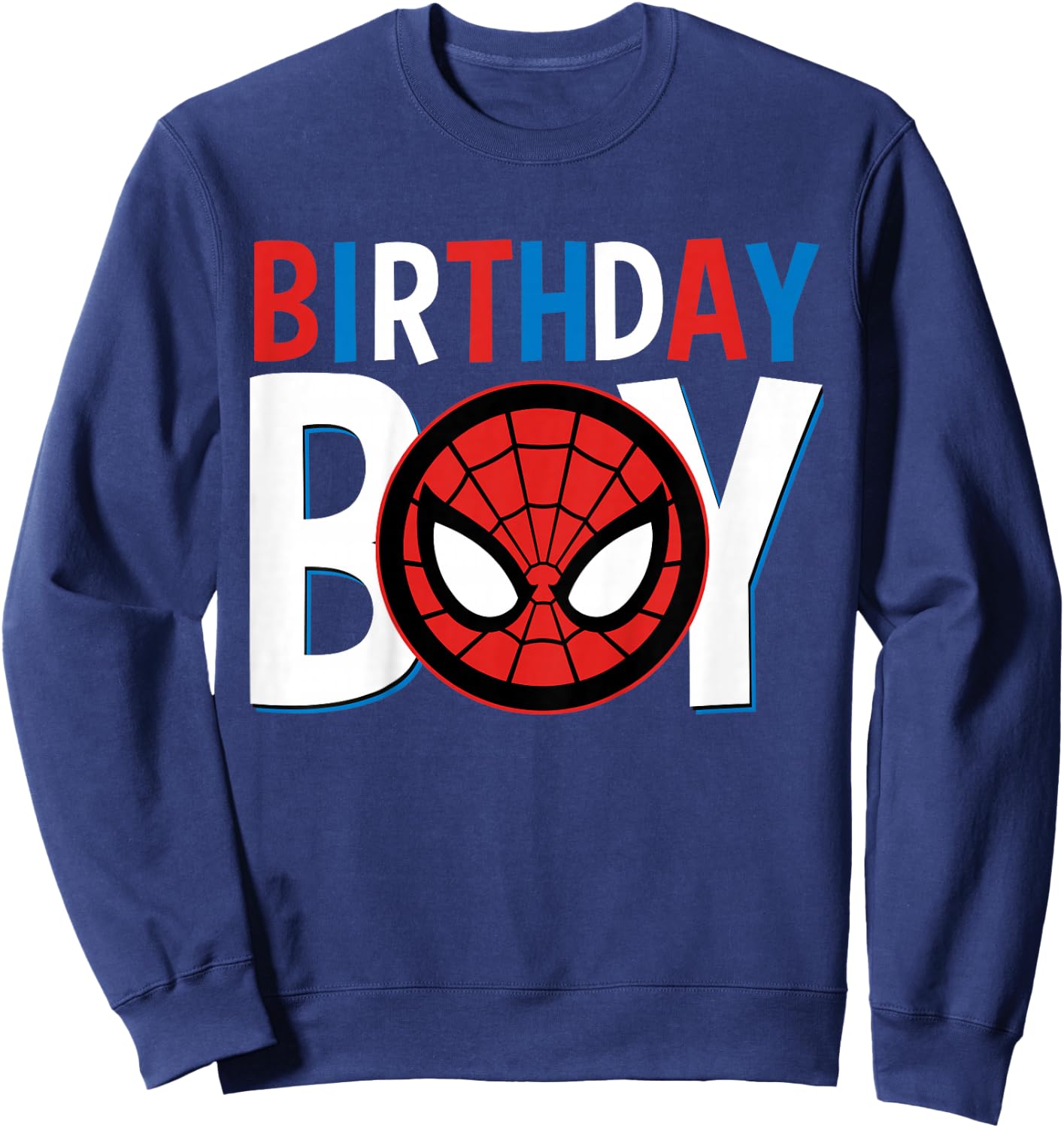 Marvel Avengers Classic Spider-Man Birthday Boy Sweatshirt - Sweatshirt | Navy