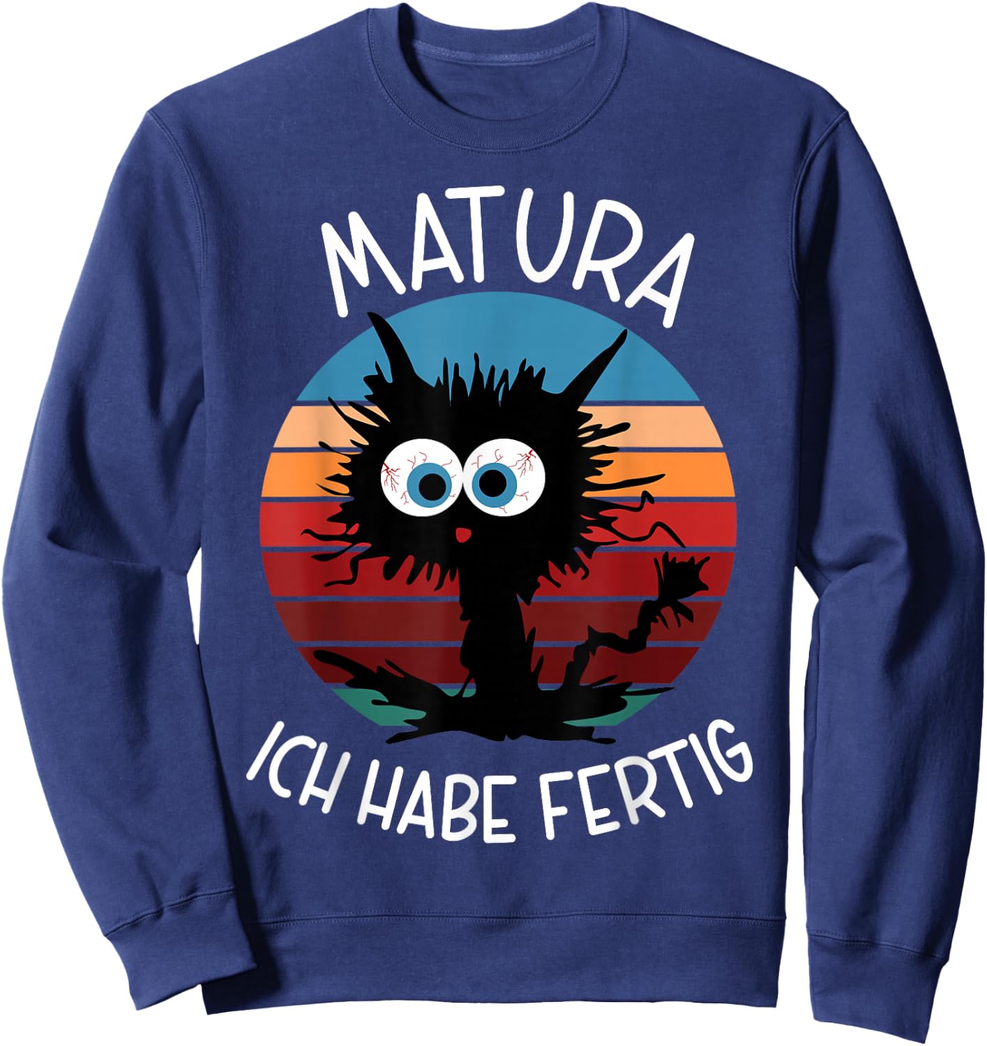 Matura Geschafft 2026 Bäm Matura Ich Habe Fertig Sweatshirt - Sweatshirt | Navy