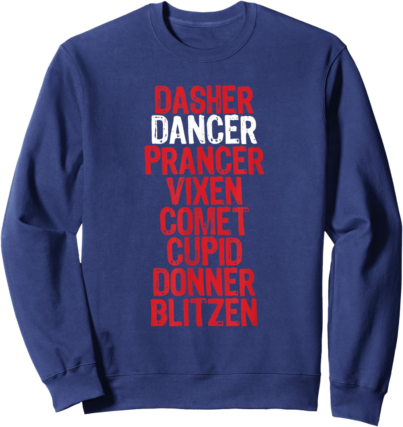 Dancer Christmas Shirt Girls Dance Top Sweatshirt - Sweatshirt | Navy