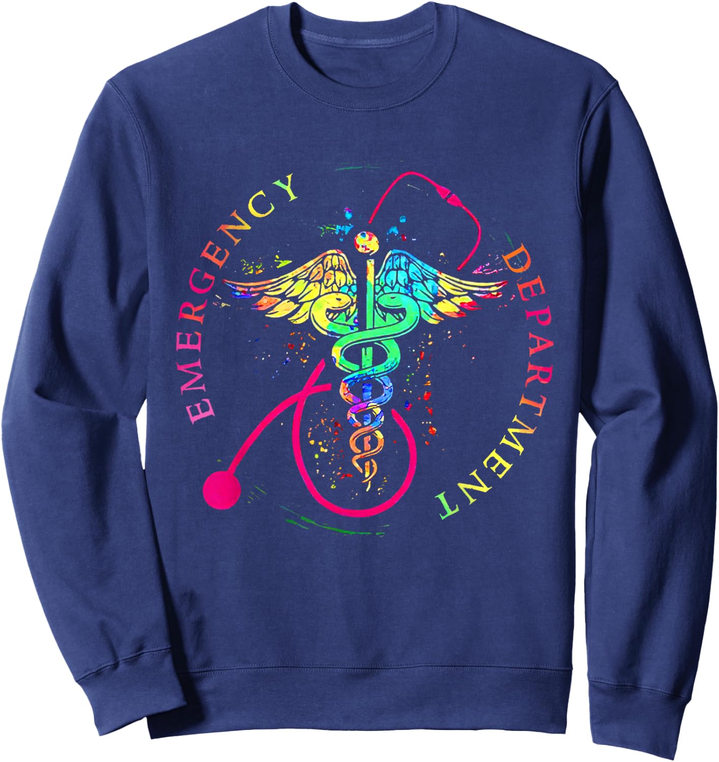Emergency Department Shirt Emergency Room Healthcare Sweatshirt - Sweatshirt | Navy