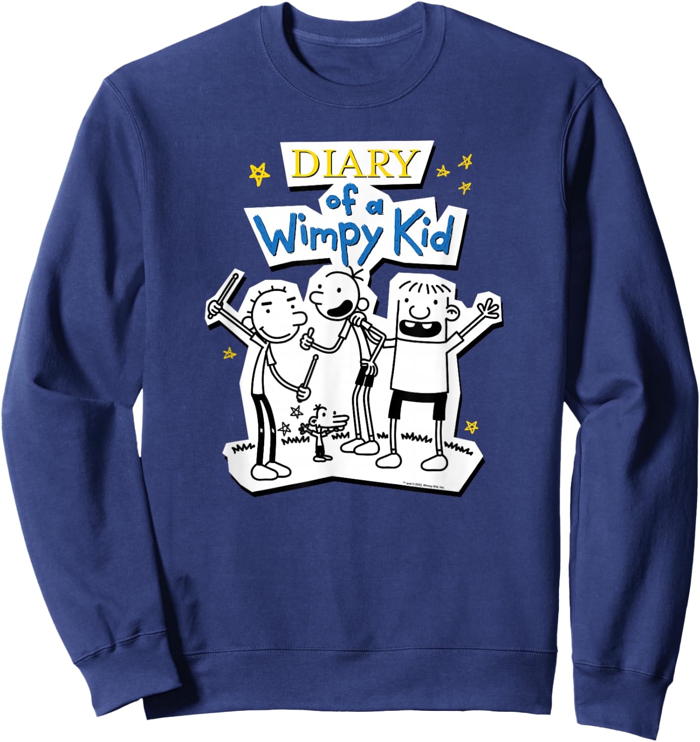 Diary of a Wimpy Kid Wimpy Kid Group , black Sweatshirt - Sweatshirt | Navy