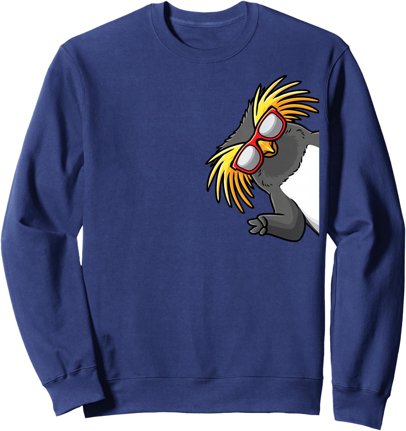 Tristan Penguin Northern Rock Penguin From Side Sweatshirt - Sweatshirt | Navy